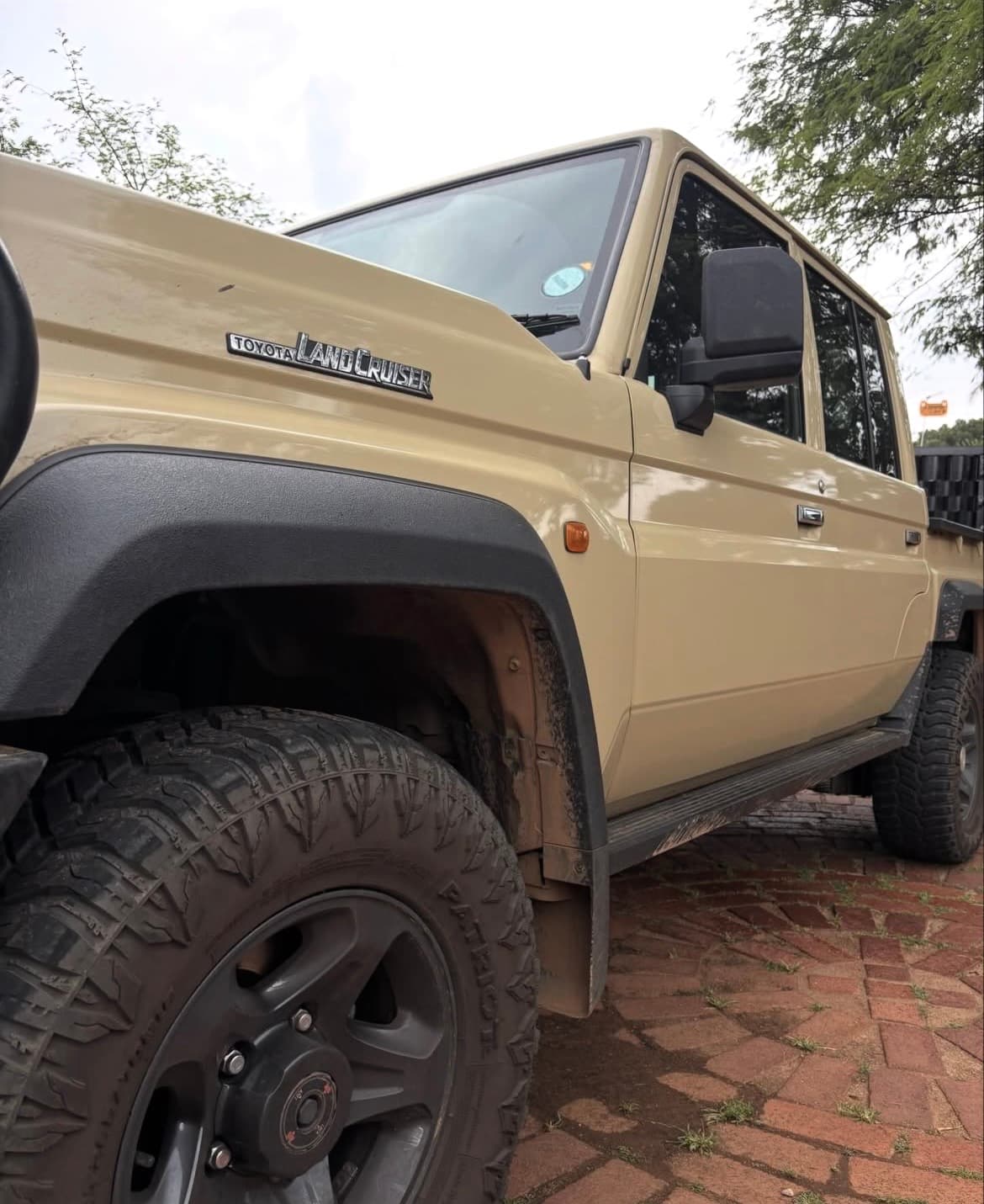 Double cab — load bin and paintwork — before